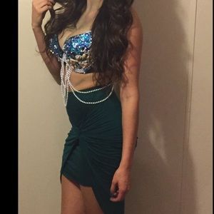 Handmade mermaid bra